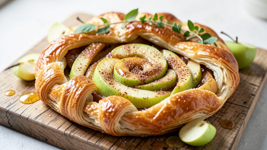 Apple Hand Pies Recipe With Puff Pastry: Rustic Crust Hugs Spiced Apple Filling