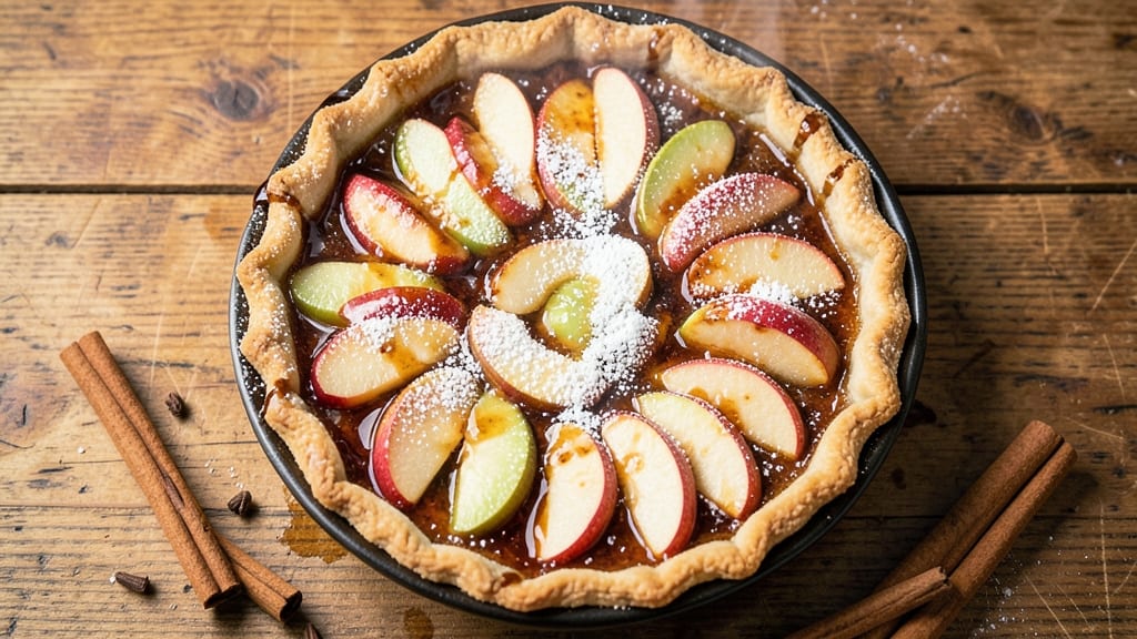 Apple Jack Pie Recipe: Spiced Rum-Infused Apple Filling With Crispy Lattice Crust