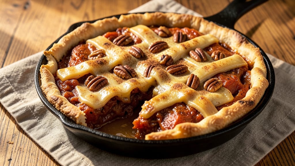 Soul Food Chess Pie Recipe: Spiced Sweet Potato and Pecan Heaven
