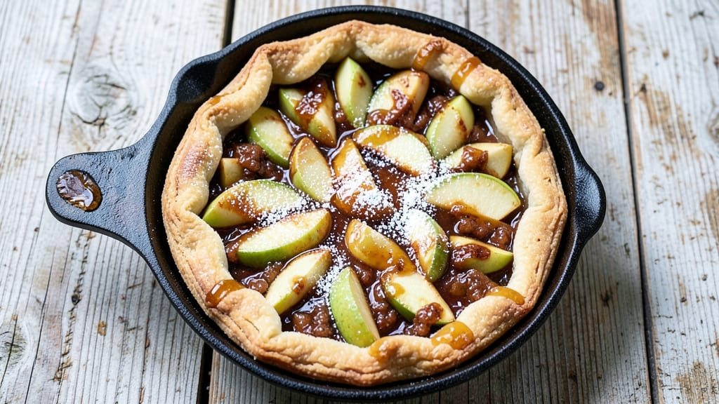 Appalachian Apple Pie with Moonshine Recipe: Boozy Caramelized Crust and Spiced Filling