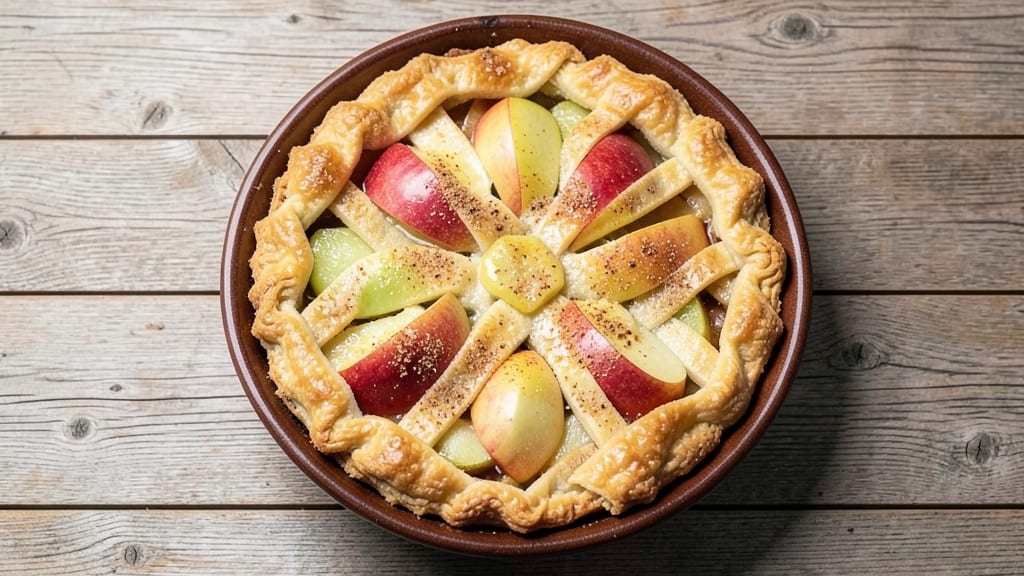 Shereen Pavlides' Apple Pie Recipe: Buttery Lattice Crust and Spiced Filling Magic