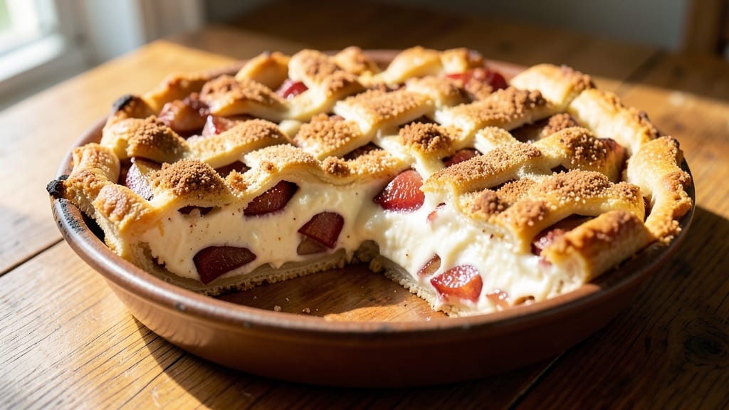 Snickerdoodle Cream Cheese Apple Pie Recipe: Warm Spice-Kissed Lattice Hugging Gooey Filling