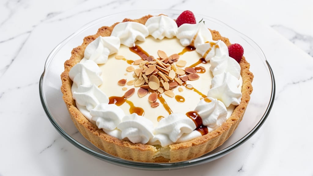 Amaretto Cream Pie Recipe: Nutty Liqueur Swirls in a Silky Crust
