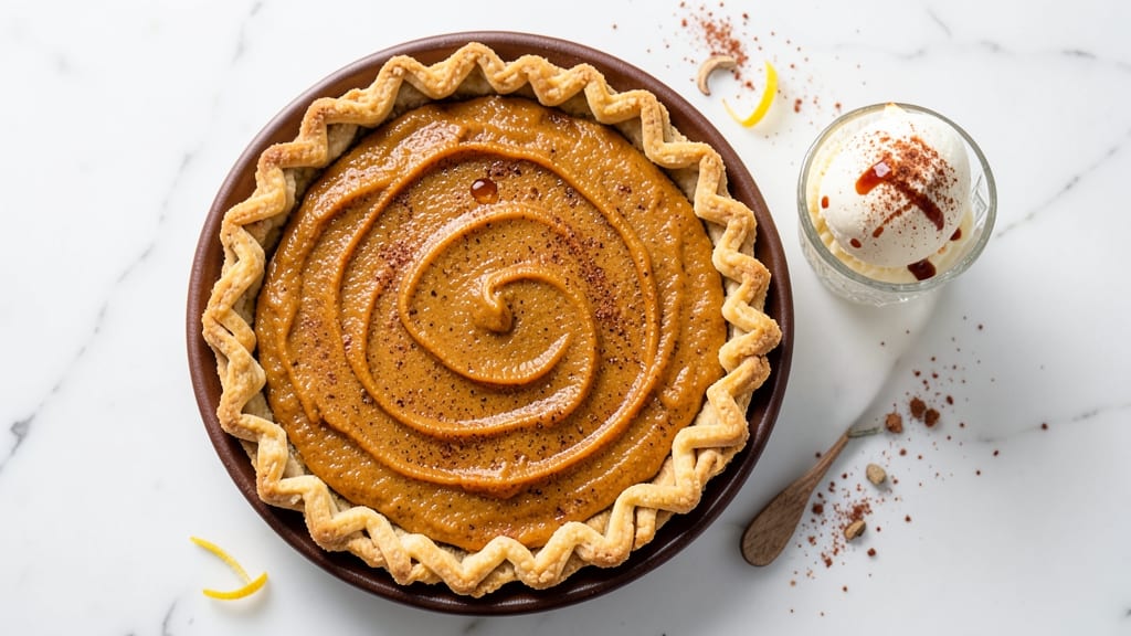 Pumpkin Pie Recipe with Vanilla Ice Cream: Classic Comfort Pairing in One Bite