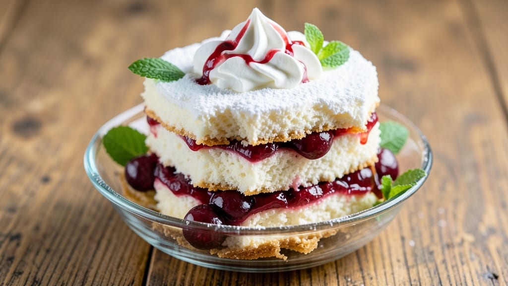 Angel Food Cake Mix and Cherry Pie Filling Recipe: Light-as-Air Layers and Bursting Fruit Bliss