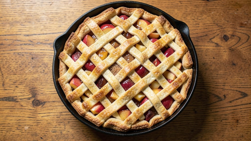Stanley Tucci's Apple Pie Recipe: Golden Lattice Crust With Spiced Apple Filling