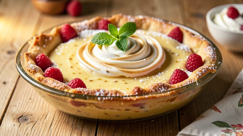 American Cream Pie Recipe: Vanilla Bean Swirls and Buttery Crust Bliss