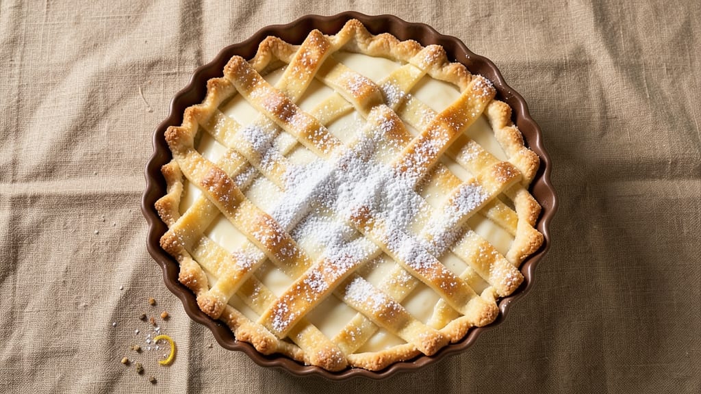 5 Star Buttermilk Pie Recipe: Flaky Lattice Crust With Bursting Vanilla Cream