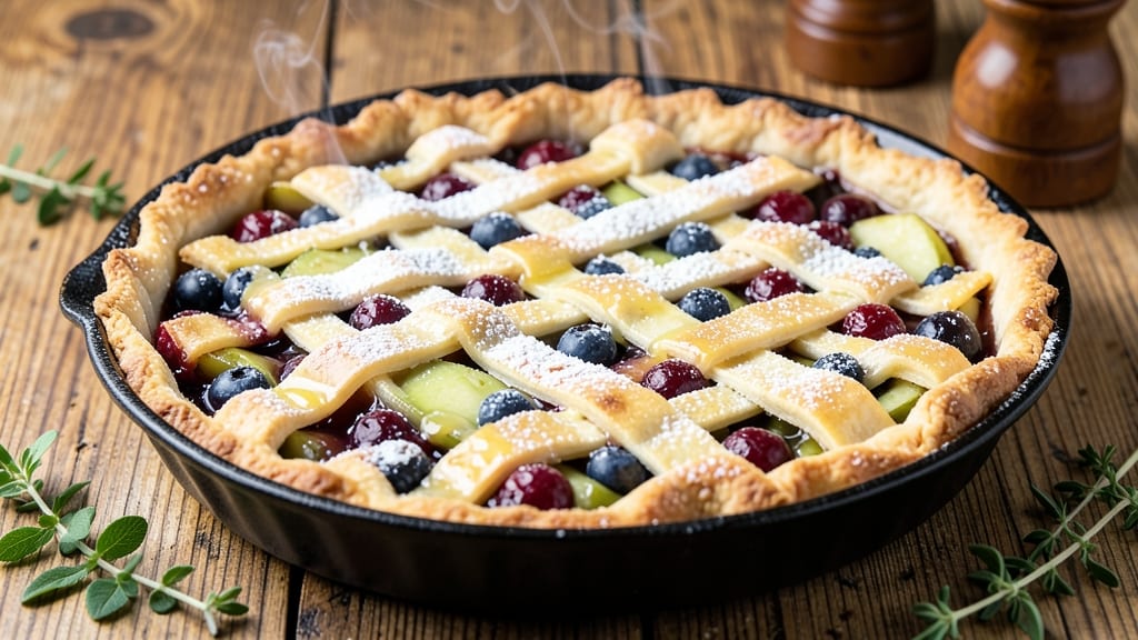Apple Blueberry Cherry Pie Recipe: Triple-Fruit Filling That Shines Through Buttery Lattice