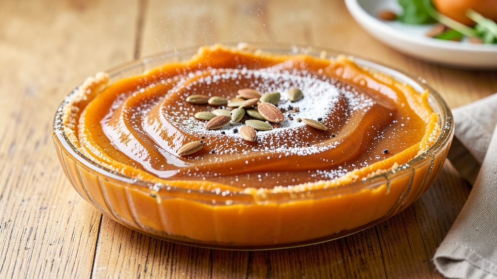 Alinea-Style Clear Pumpkin Pie Recipe: Translucent Layers and Spiced Vanilla Brilliance