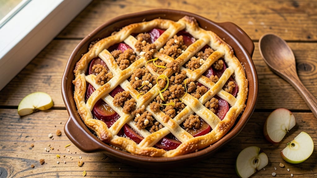 Apple Pie Crumble Pie Recipe: Warm Spiced Fruit and Buttery Crunch in One Dish