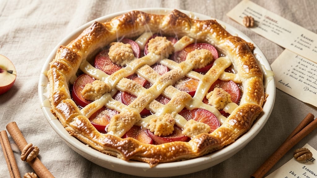 Apple Fritter Pie Recipe: Warm Cinnamon-Sugar Crunch With Gooey Apple Filling