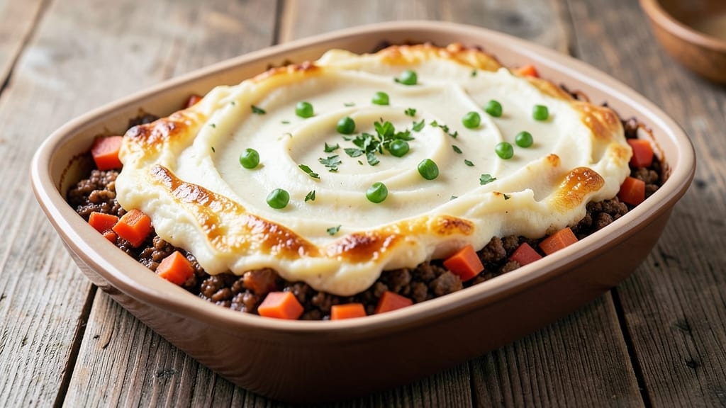 Amish Shepherd's Pie Recipe: Homestyle Mashed Potato Crust Over Savory Meat
