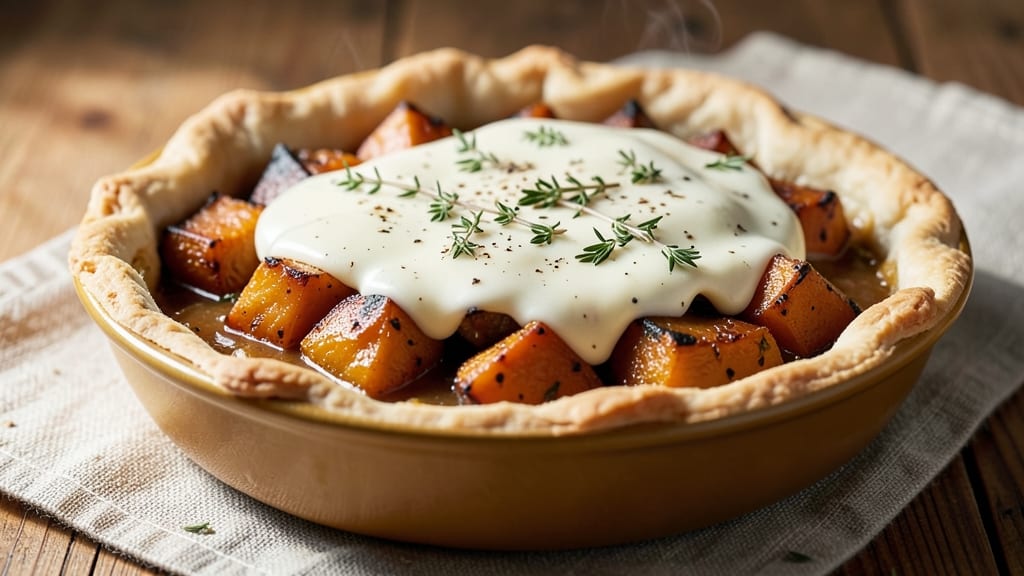 Squash Pot Pie Recipe: Herb-Infused Filling With Golden Crust Top