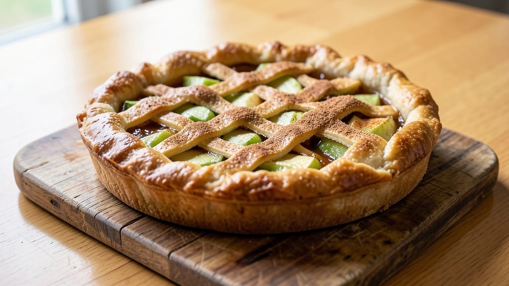 Rick Martinez's Apple Pie Recipe: Homestyle Spice and Buttery Lattice Art