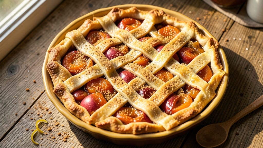 Apple Persimmon Pie Recipe: Autumn Spice Harmony in Every Slice