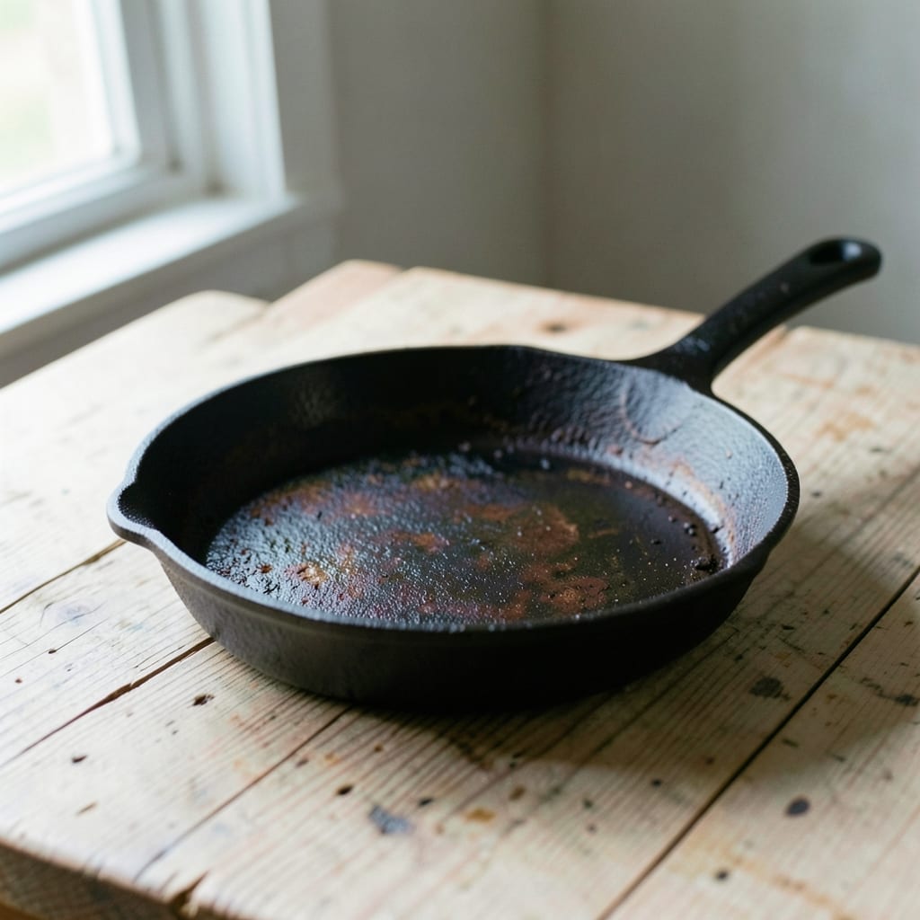 The cast iron skillet