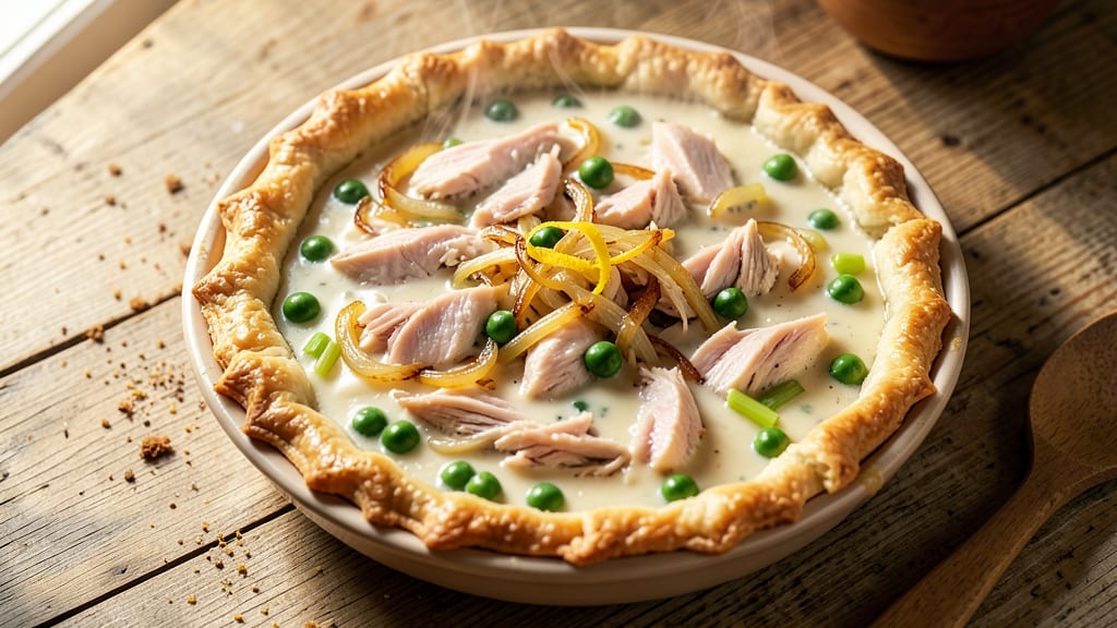 Chicken Pot Pie Recipe Using Campbell's Cream of Chicken Soup: Homestyle Warmth in One Dish