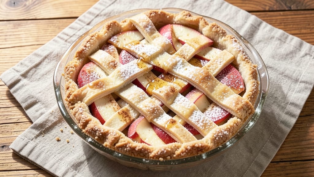 Skinny Apple Pie Recipe: Flaky Crust, Spiced Filling, 75% Less Sugar