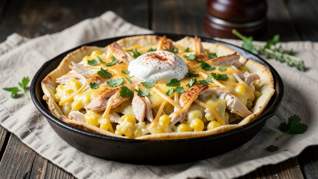 Rachel Cooks With Love Tamale Pie Recipe: Creamy Corn and Chicken Filling in Crispy Tortilla Crust