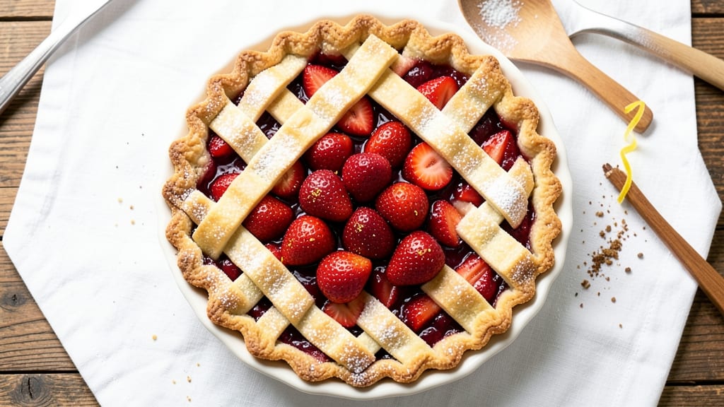 2 Crust Strawberry Pie Recipe: Juicy Fruit Layers With Buttery Crust