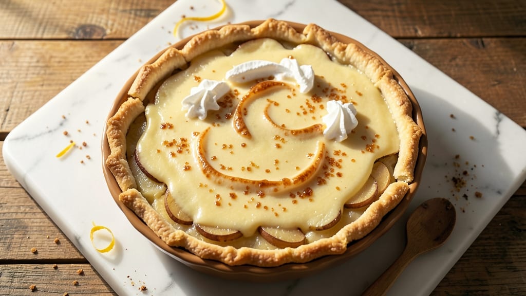 Potato Custard Pie Recipe: Velvety Spiced Filling in Crispy Crust