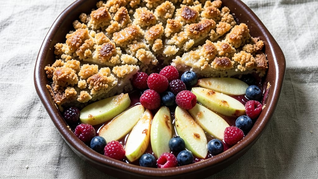Apple Berry Crumble Pie Recipe: Warm Spice and Juicy Fruit Harmony