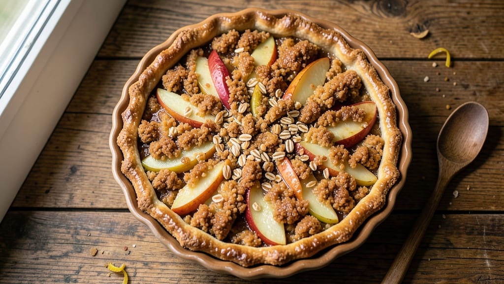 Amish Apple Crumb Pie Recipe: Warm Spice-Infused Lattice That Shines Through Every Slice
