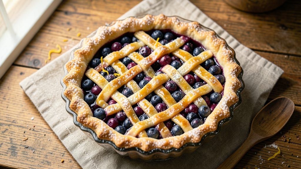 6-Inch Blueberry Pie Recipe: Bursting Juicy Berries in Flaky Crust